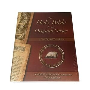 The Holy Bible In Its Original Order A Faithful Version w/Commentary NEW SEALED